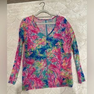 Like new Lilly Pulitzer upf tunic shirt Medium